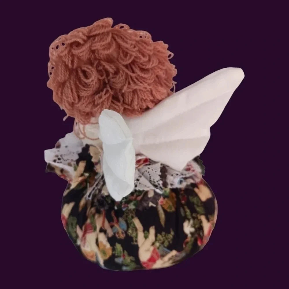 Vtg stuffed little angel